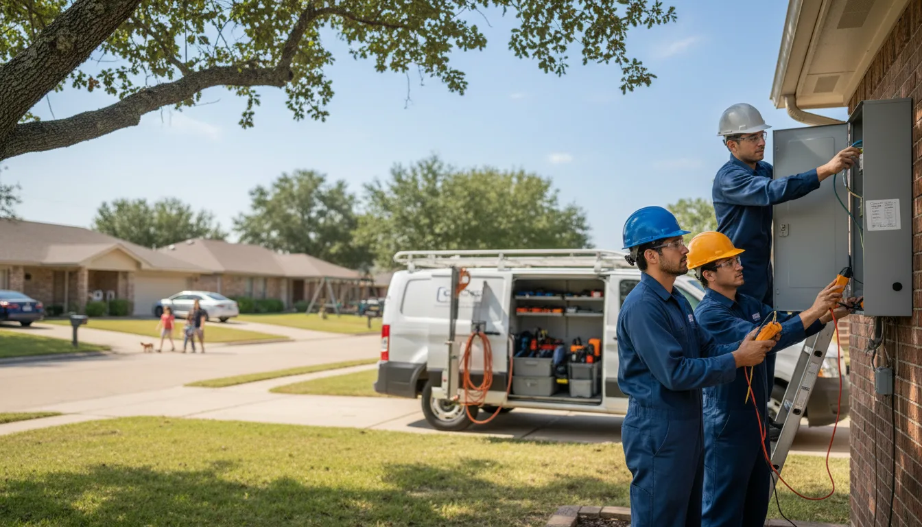 Certified electrician providing emergency electrical services in Webster, IN